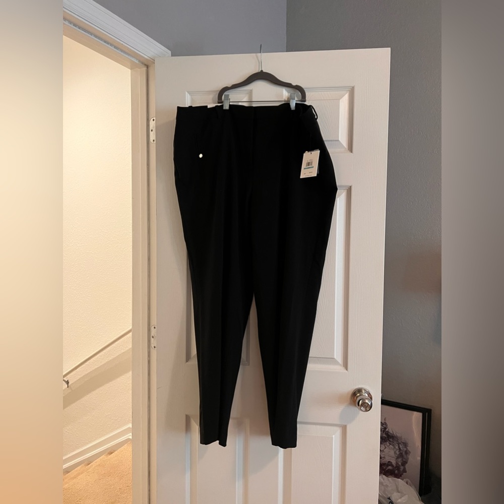 Size 20w Calvin Klein Black Pants